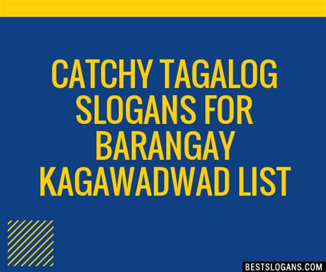 100+ Catchy Tagalog Slogans 2024 + Generator .